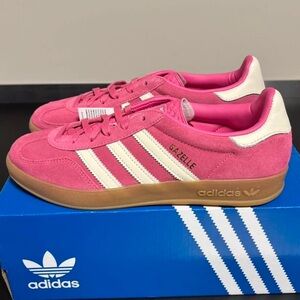 Adidas Gazelle Indoor Pink Suede Sneakers